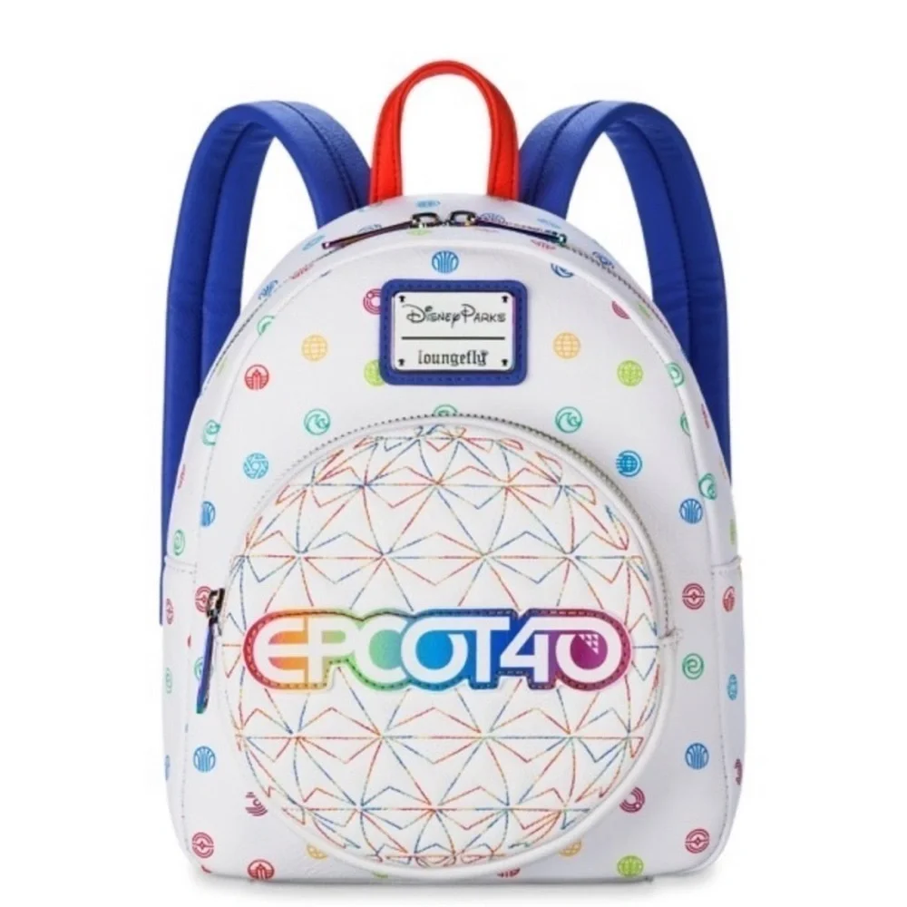EPCOT Disney 40th Anniversary Loungefly Bag NWT